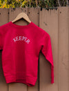 Keeper Kid's Sweatshirt in Red