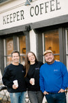Keeper Coffee Embroidered Sweatshirt - Cobalt