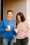 Keeper Coffee Embroidered Sweatshirt - Cobalt